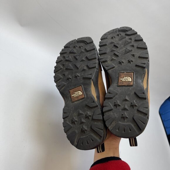 Y2K North Face Hiking Boots Nubuck Brown Leather Shoes Lace Low Women's Sz 9 - Picture 13 of 13